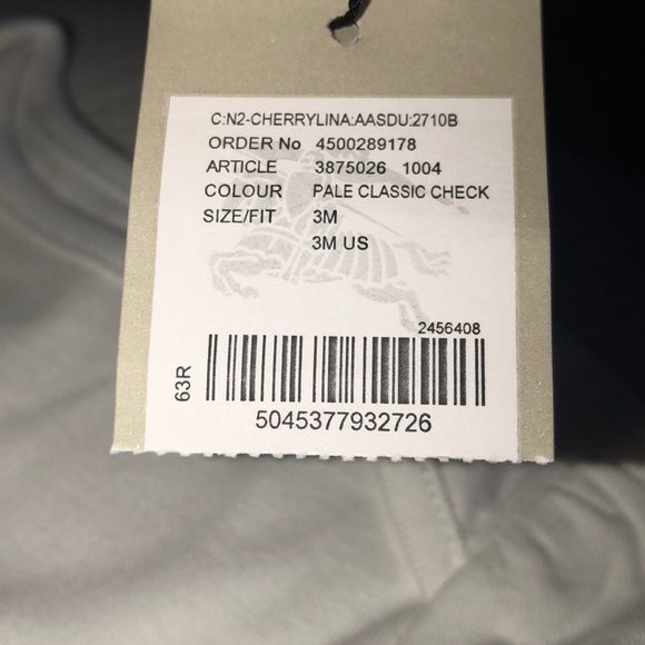 Check detail dress 3M - Picture 4 of 5